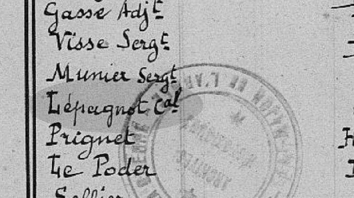 LEPAGNOT Albert JMO 29 BCP 7 Avril 1915