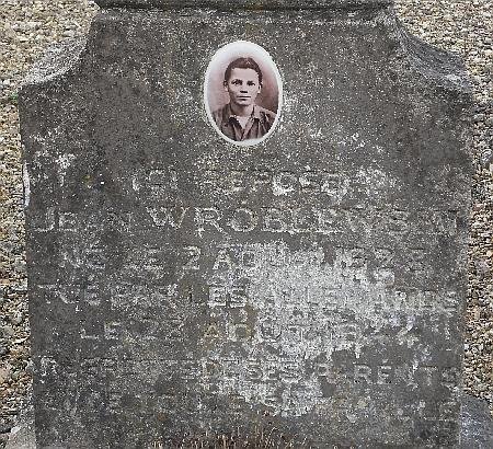 WROBLEWSKI Jean Stèle Tombe